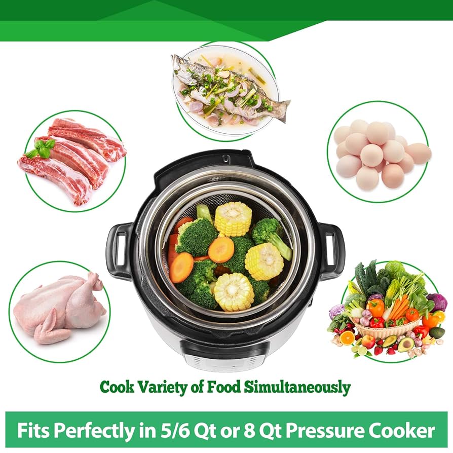 Amazon.com: AOZITA Steamer Basket for Instant Pot